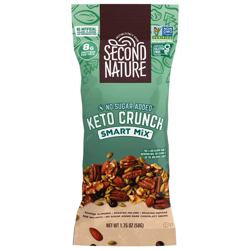 Second Nature Snacks - Keto Crunch Smart Mix - 12 ct. 1.75 oz.
