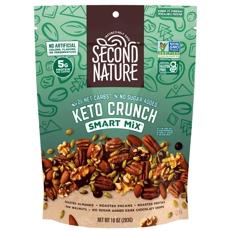 Second Nature Snacks - Keto Crunch Smart Snack Mix - 10 oz.