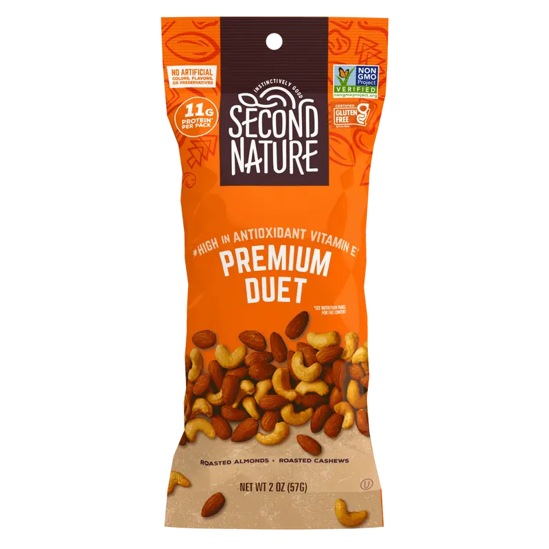 Second Nature Snacks - Premium Duet - 12 ct. 2 oz.