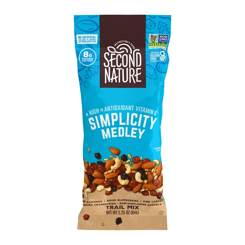 Second Nature Snacks - Simplicity Medley - 12 ct. 2.25 oz.