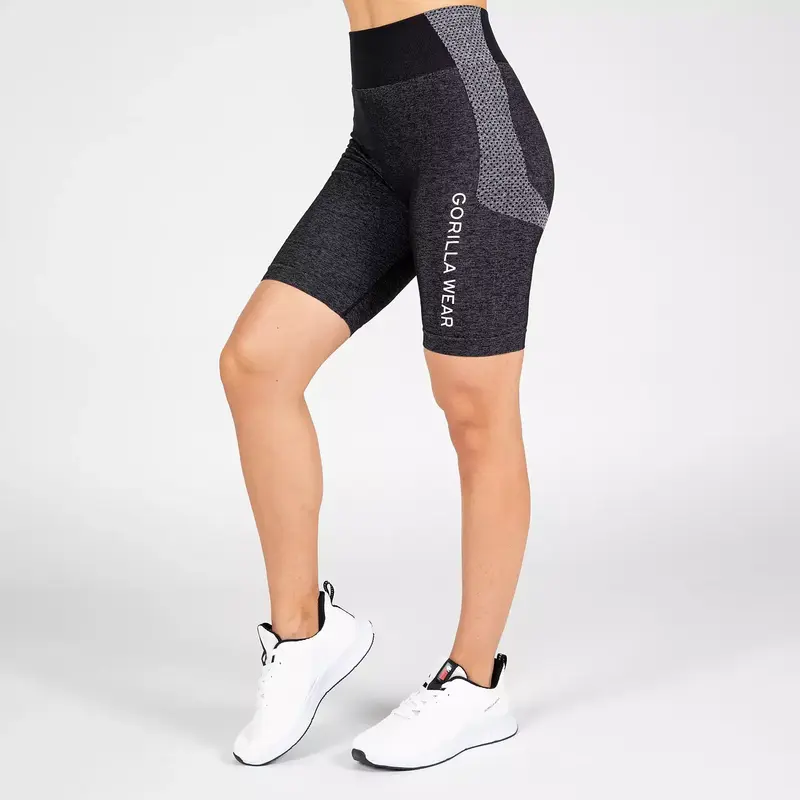 Selah Seamless Cycling Shorts, black