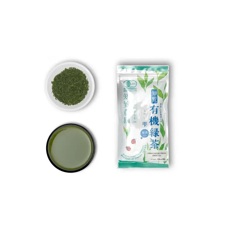 Sencha Shizuku med Matchapulver