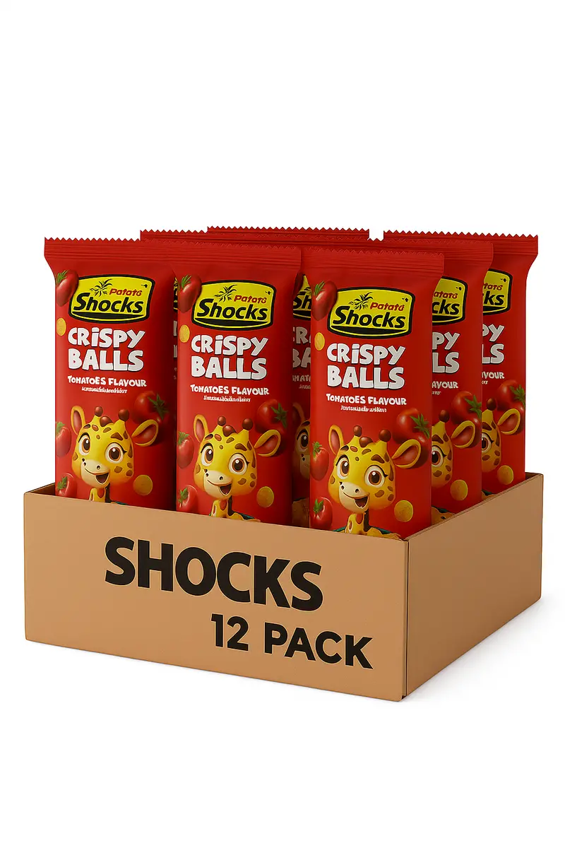 Shocks Crispy Balls Tomatoes 20g 12pack