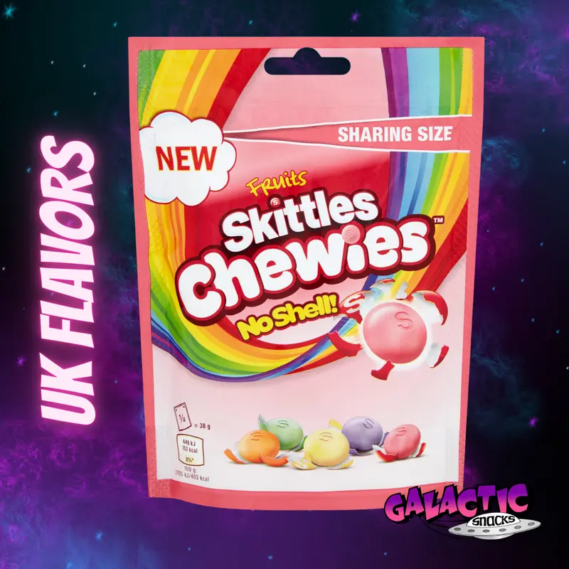 Skittles Chewies Pouch- 137g (United Kingdom)