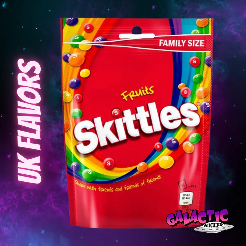 Skittles Fruits - UK Flavors - 136g (United Kingdom)