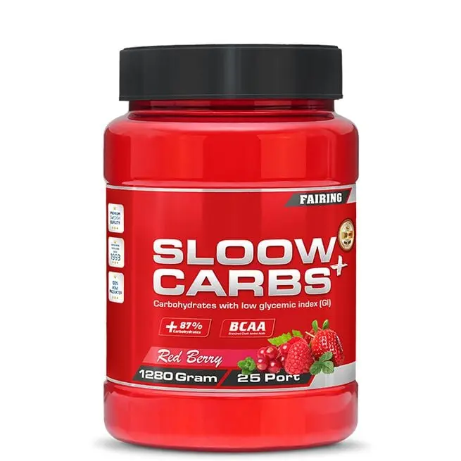Sloow Carbs+ Sportdryck pulver 1,28 kg