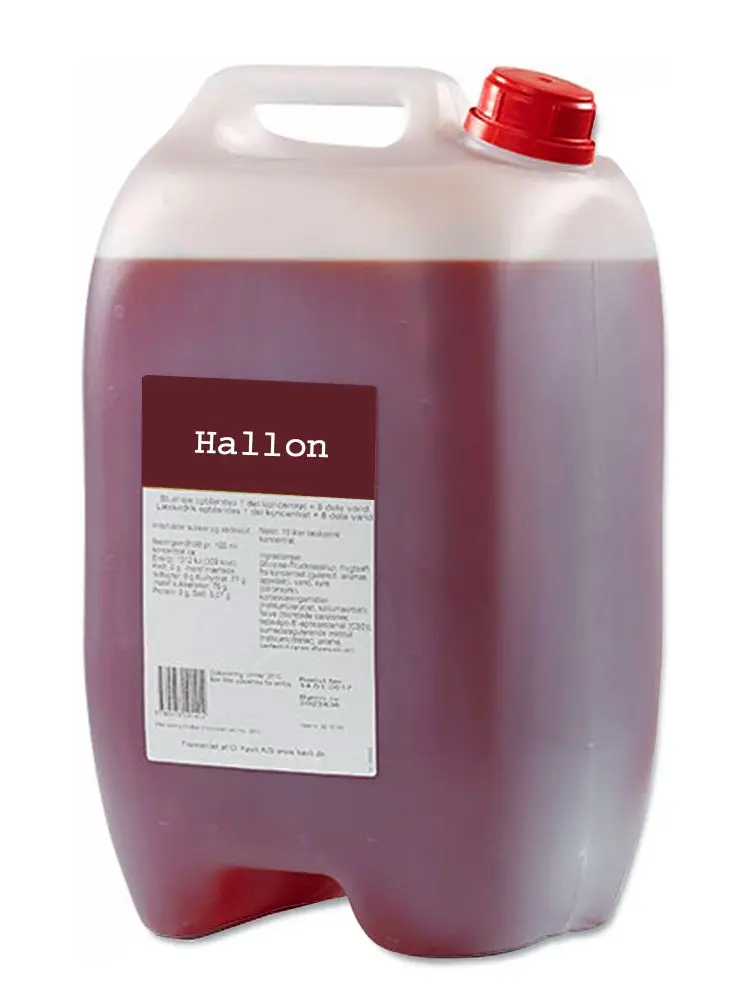 Slushsyrup Hallon 10L