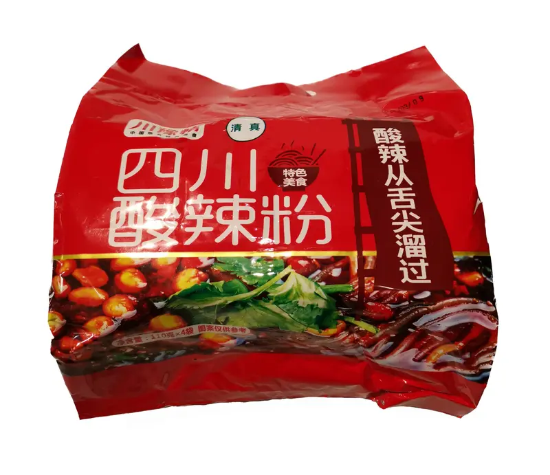 Snabbnudlar Vermicelli Sichuan Stark Sur 4x110g