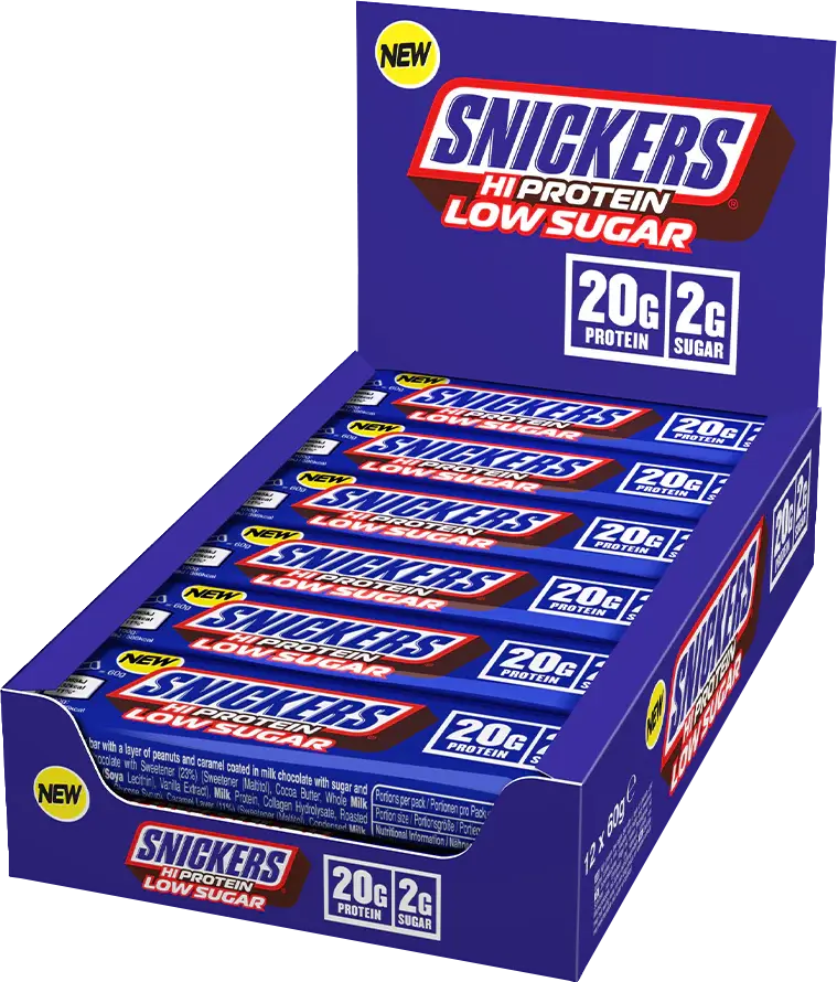 Snickers HiProtein Low Sugar - 12 x 57 g