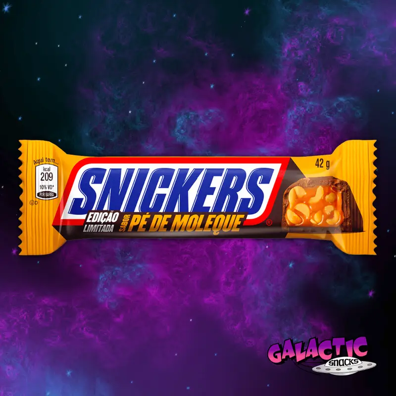 Snickers Peanut Brittle Chocolate Bar - 42g (Brazil)