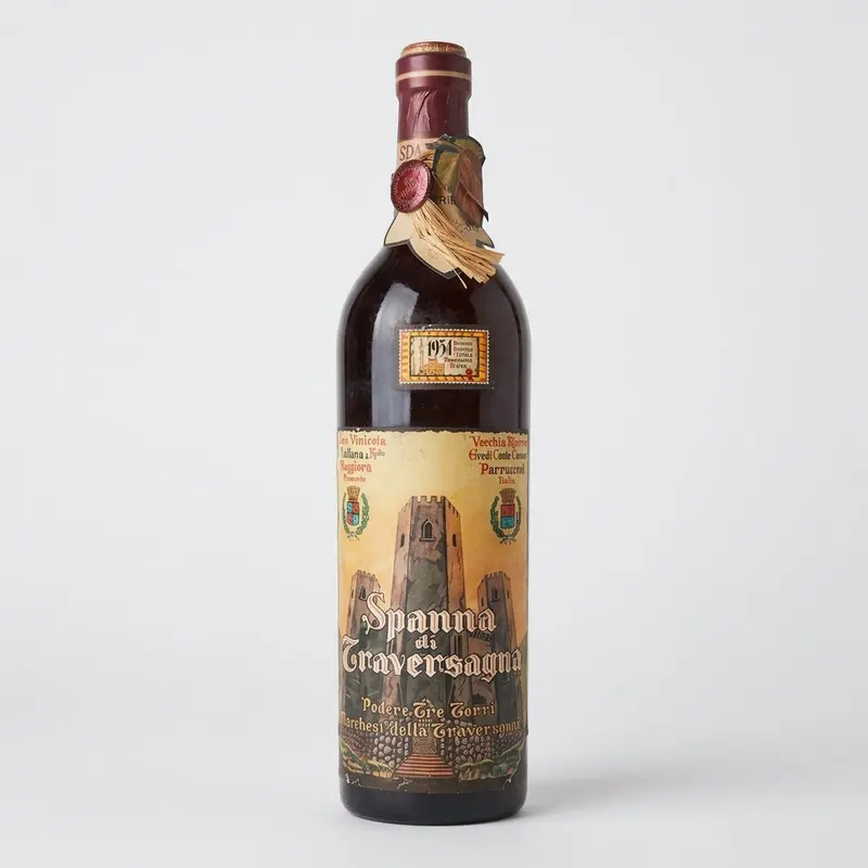 Spanna di Traversagna Podere Tre Torri Maggiora Vecchia Riserva 1954