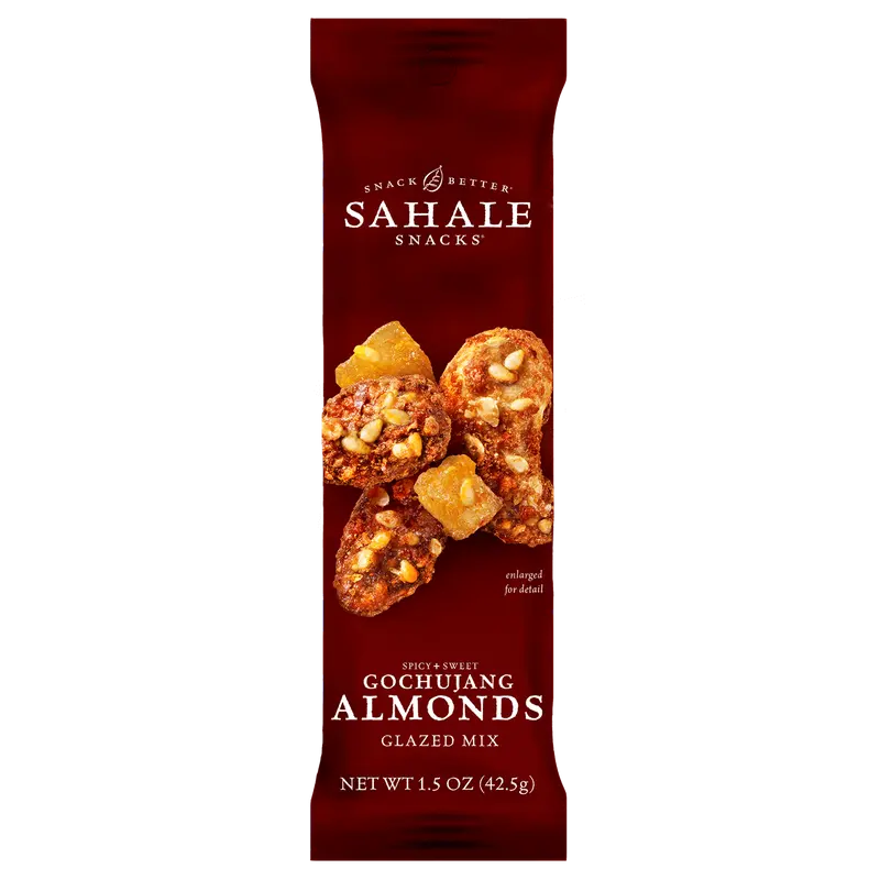 Spicy + Sweet Gochujang Almonds Glazed Mix - 1.5 oz. Pouch