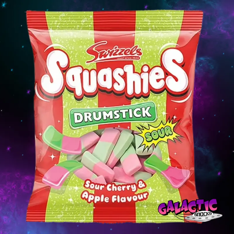 Squashies Drumstick - Sour Cherry & Apple - 120g (UK)