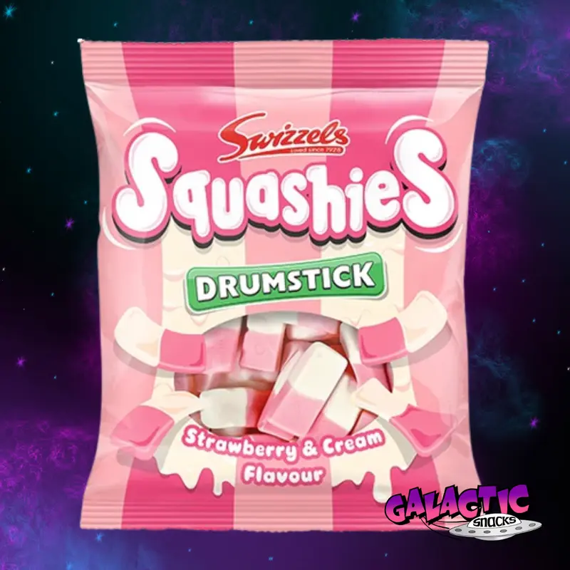 Squashies Drumstick - Strawberry & Cream - 120g (UK)