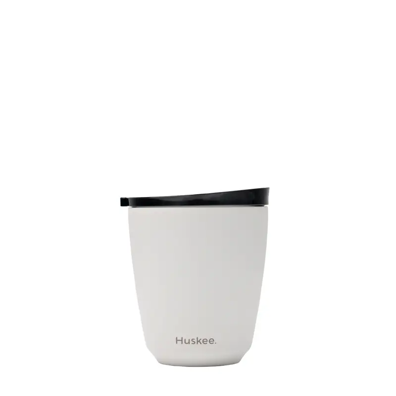 Stålmugg och lock 225 g vit