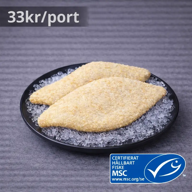 Stillahavsspätta Panerad 140/160g