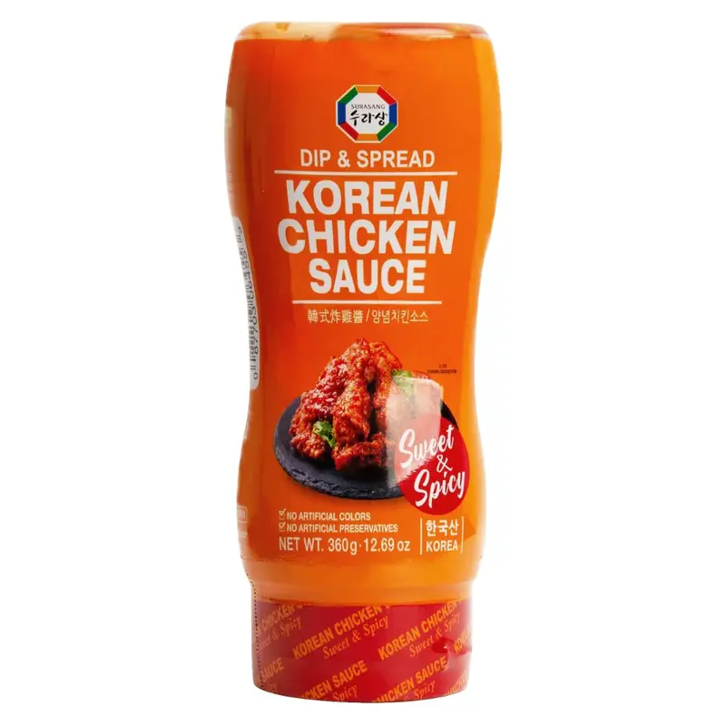 Surasang Koreansk Friterad Kycklingsås Söt & Stark 360g