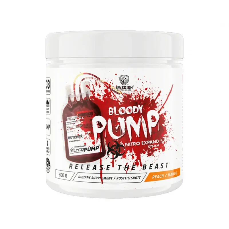 Swedish Supplements Bloody Pump, 300 g Peach Mango