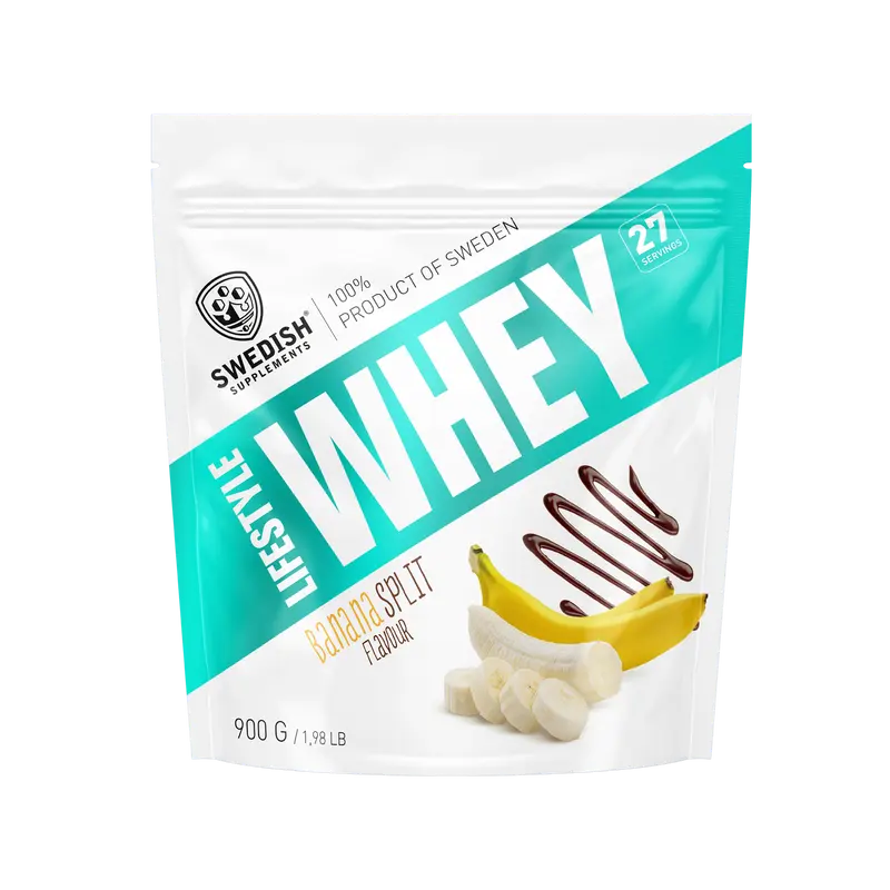 Swedish Supplements Lifestyle Whey Banana Split, 900g