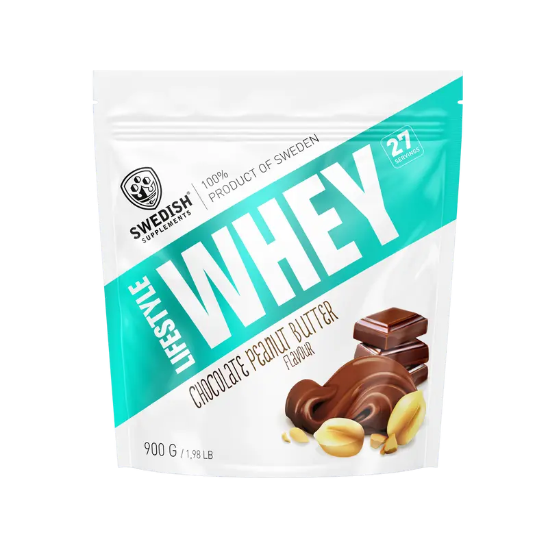 Swedish Supplements Lifestyle Whey Chocolate peanutbutter 900g