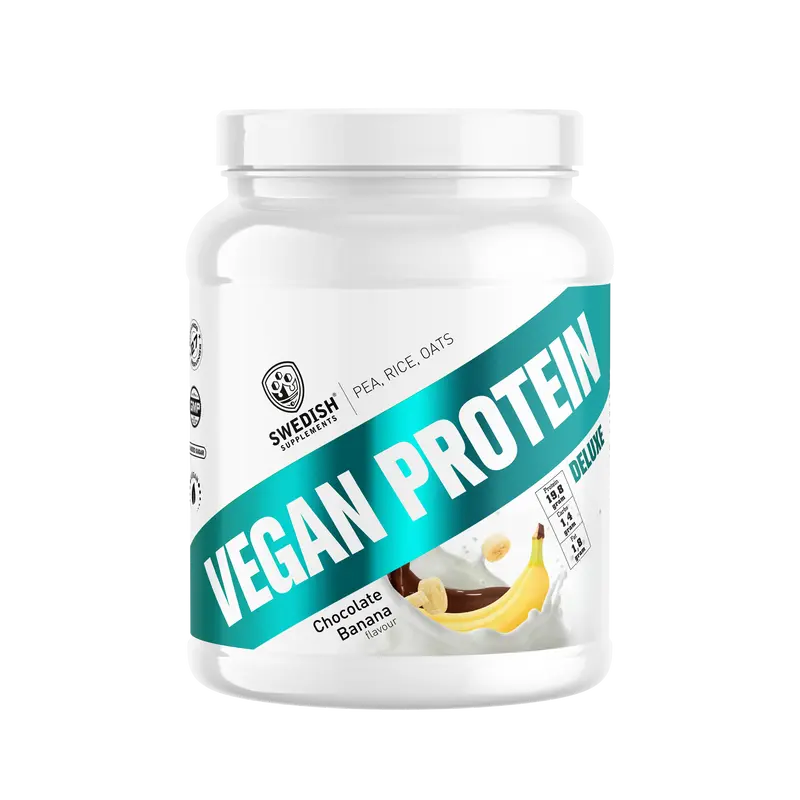 Swedish Supplements Vegan Protein Deluxe 750 g Chocolate Banana