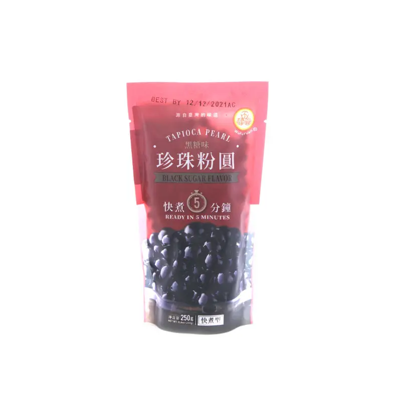 Tapiokapärlor L svart 250g 珍珠粉圆 黑色 大号 250g