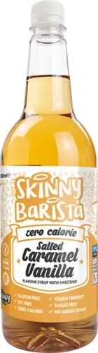 The Skinny Food Co Barista Syrup - 1000 ml - Salted Caramel Vanilla