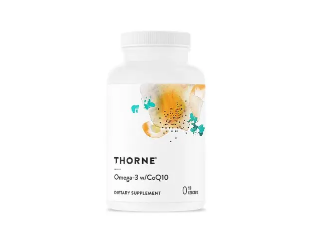 Thorne Research Omega-3 med CoQ10 90 kapslar