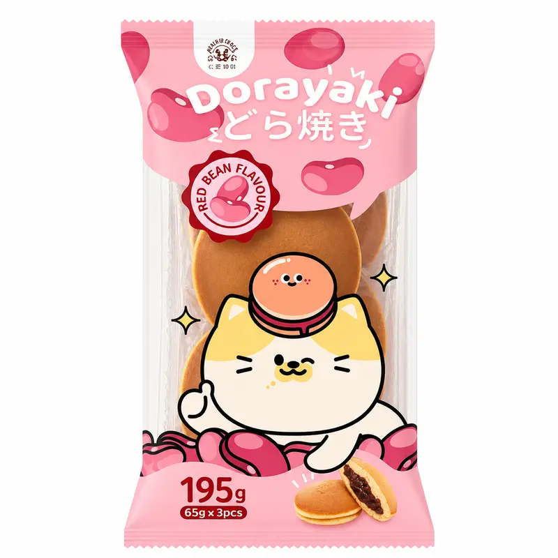 Tokimeki Dorayaki med röd bönfyllning 195g