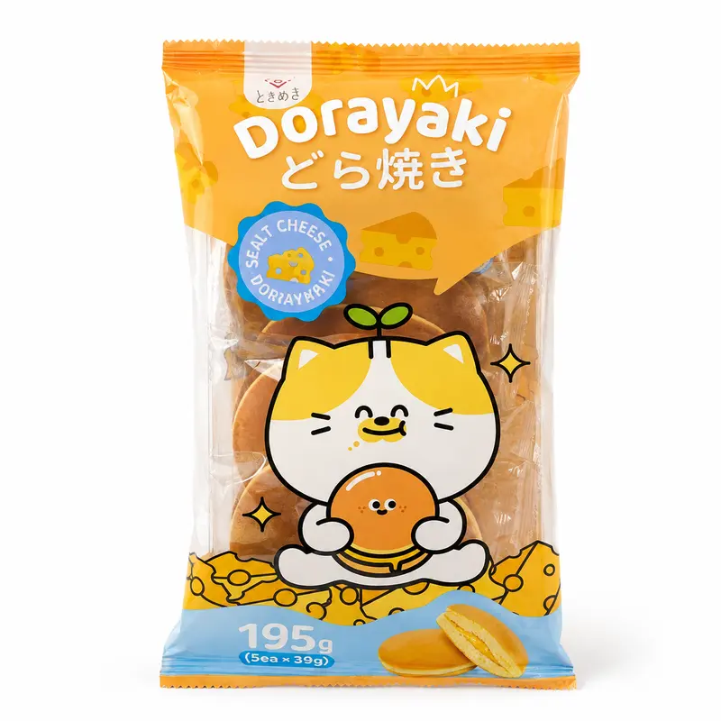 Tokimeki Dorayaki med Saltad Ostkräm 195g