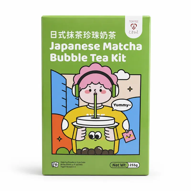 Tokimeki Japanskt Matcha Bubble Tea Kit 255g