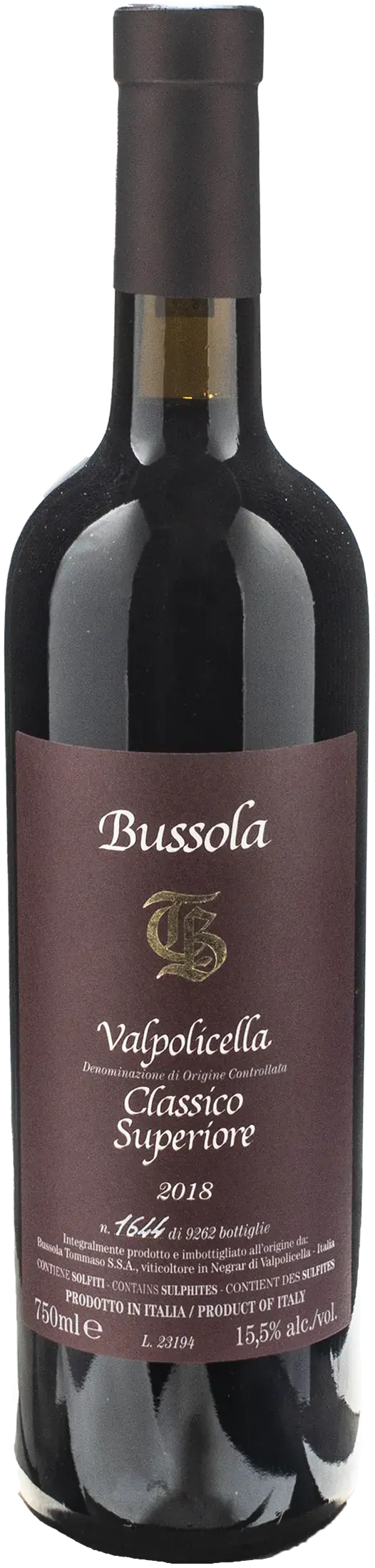 Tommaso Bussola Valpolicella Classico Superiore TB 2018