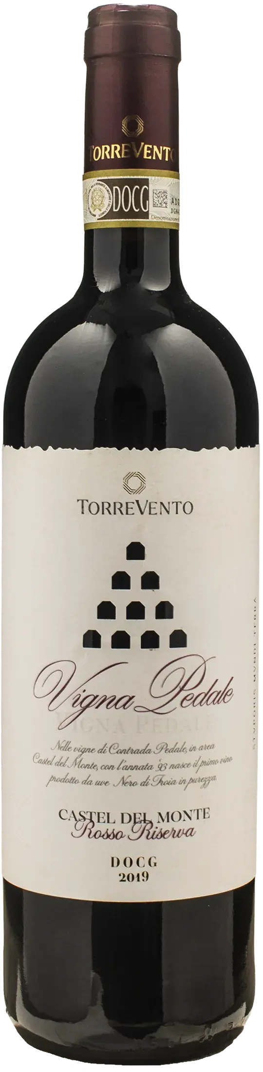 Torrevento Castel del Monte Vigna Pedale Rosso Riserva 2019