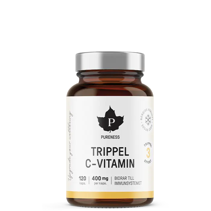 Trippel C-vitamin 120 kapslar