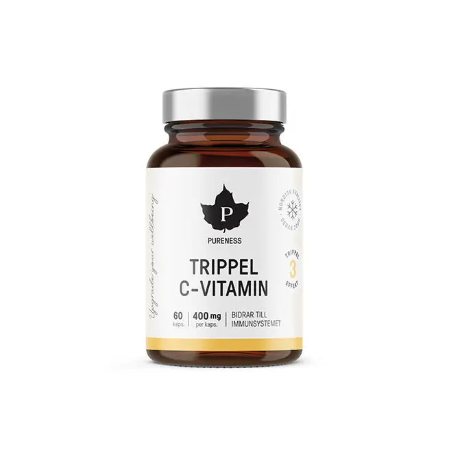 Trippel C-vitamin 60 kapslar
