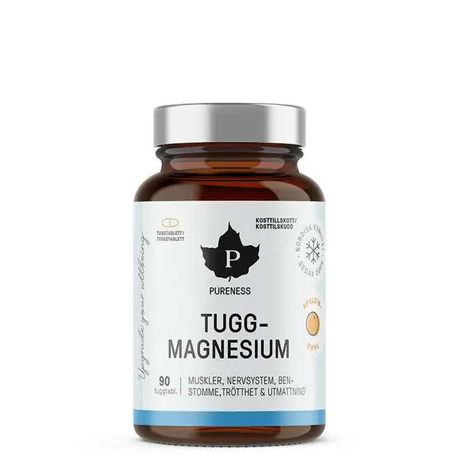 Tuggmagnesium 90 tabletter