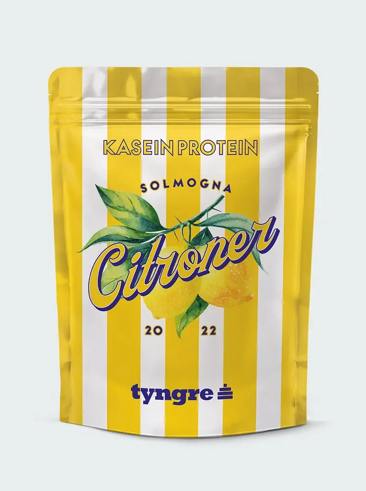 Tyngre Kasein Solmogna Citroner, 750g