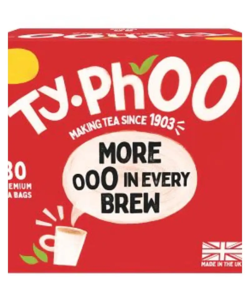 Typhoo Tea – 80 tepåsar klassiskt brittiskt svart te