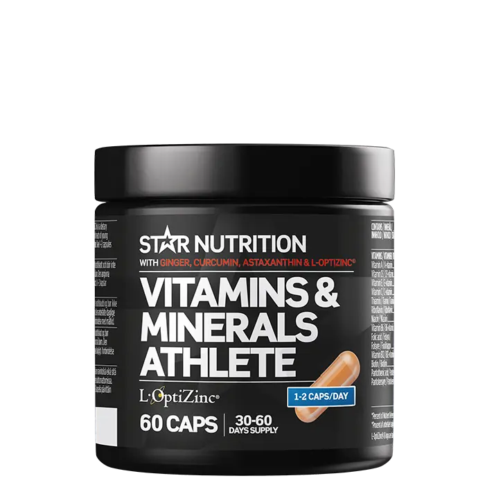 Ultimate Vitamins & Minerals Athlete 60 kapslar