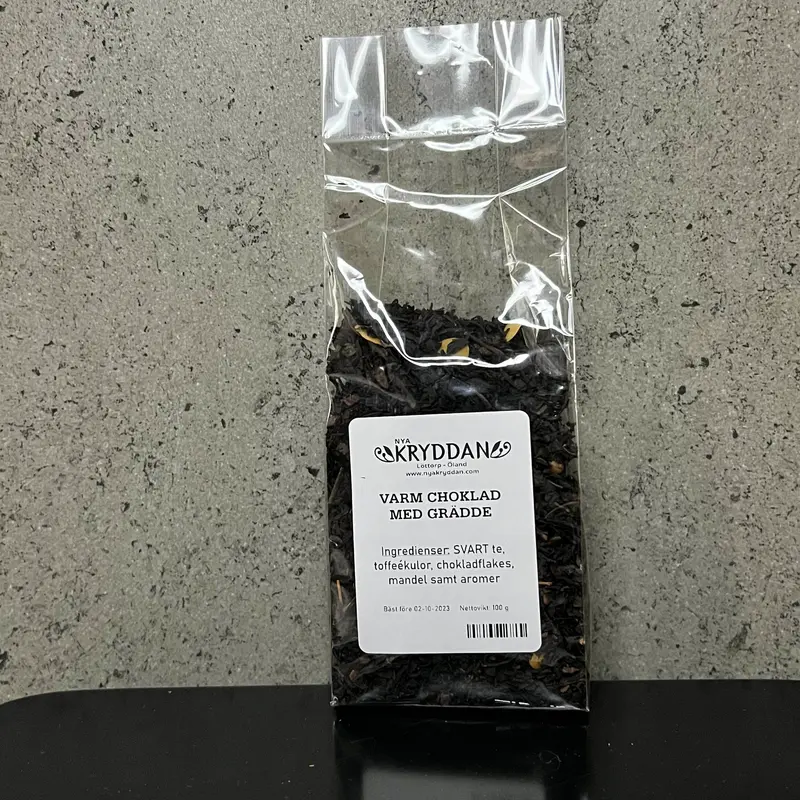 Varm choklad med grädde