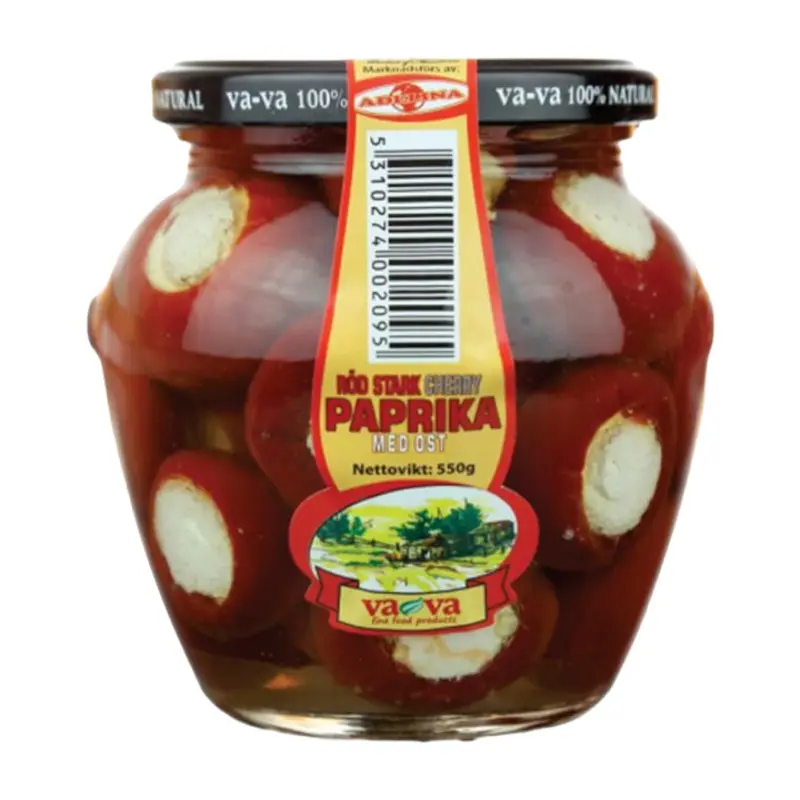 Vava Röd Paprika Med Ost 550g