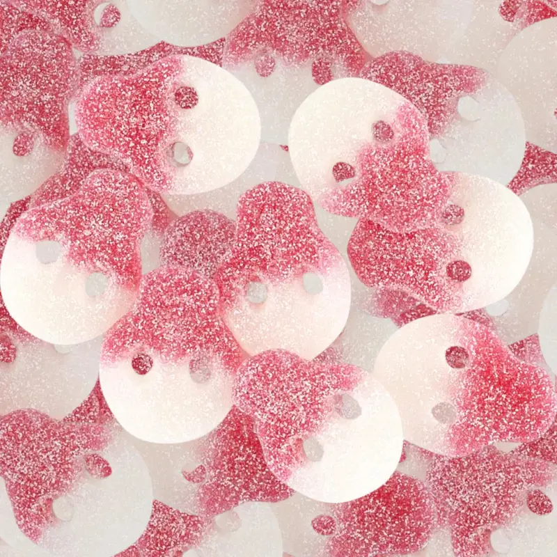 VEGAN SKULLS POMEGRANATE & RASPBERRY 250G/500G/1KG
