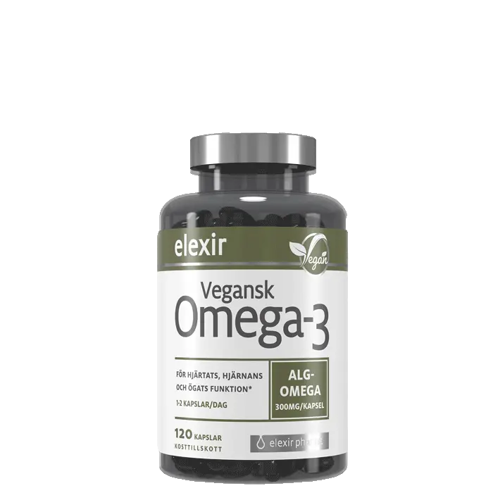 Vegansk Omega-3 120 kapslar