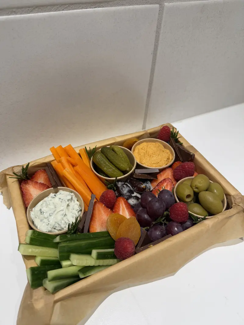 Vegansk plockbricka