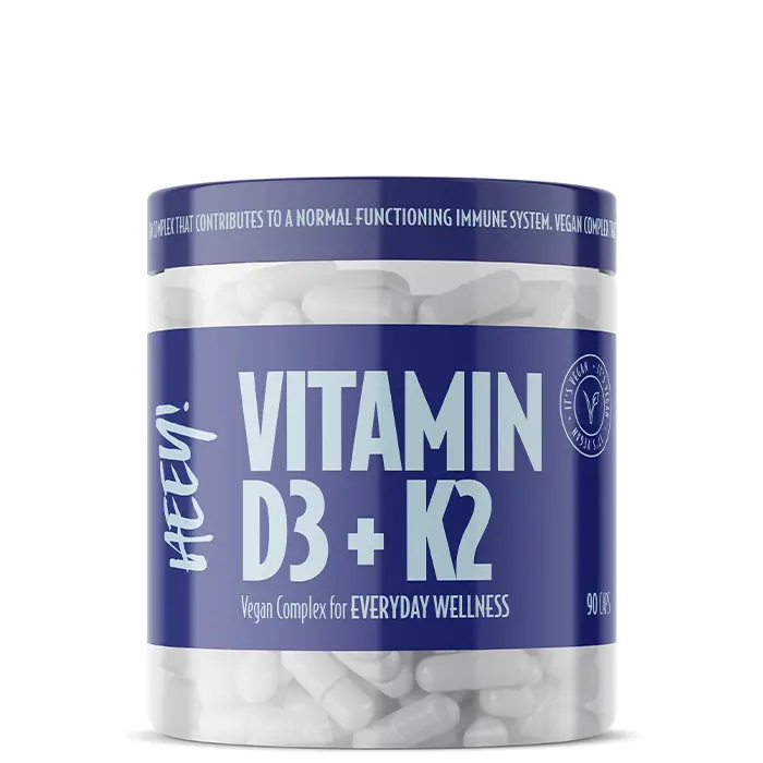 Vegansk Vitamin D3 + K2 med Superfruits 90 kapslar