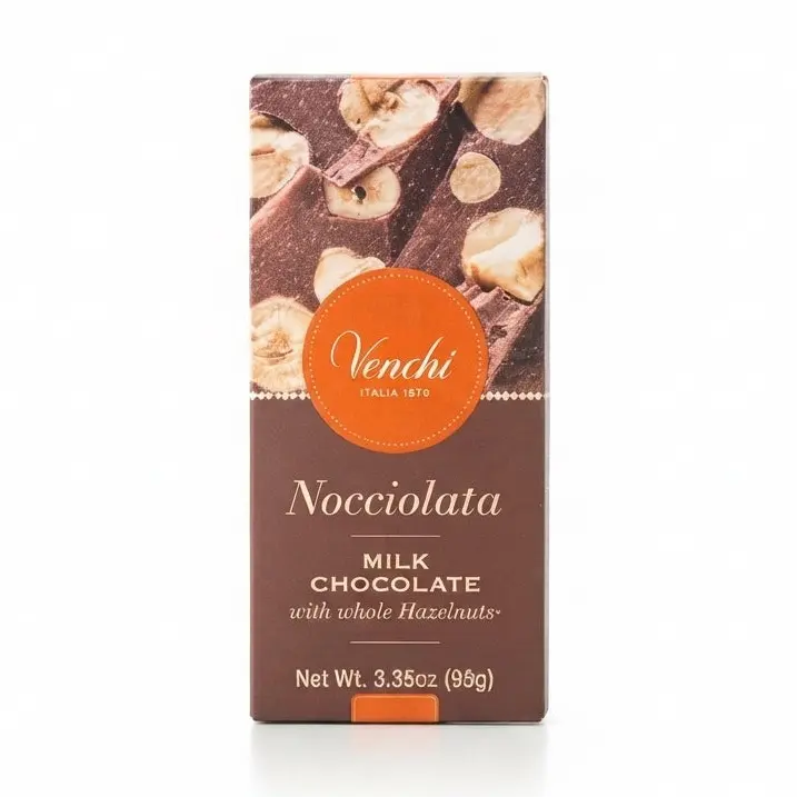 Venchi Ljus Choklad Med Hela Hasselnötter 95g