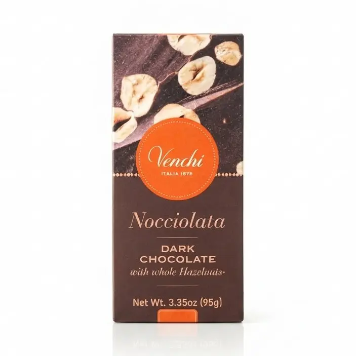 Venchi Mörk Choklad Med Hela Hasselnötter 100g
