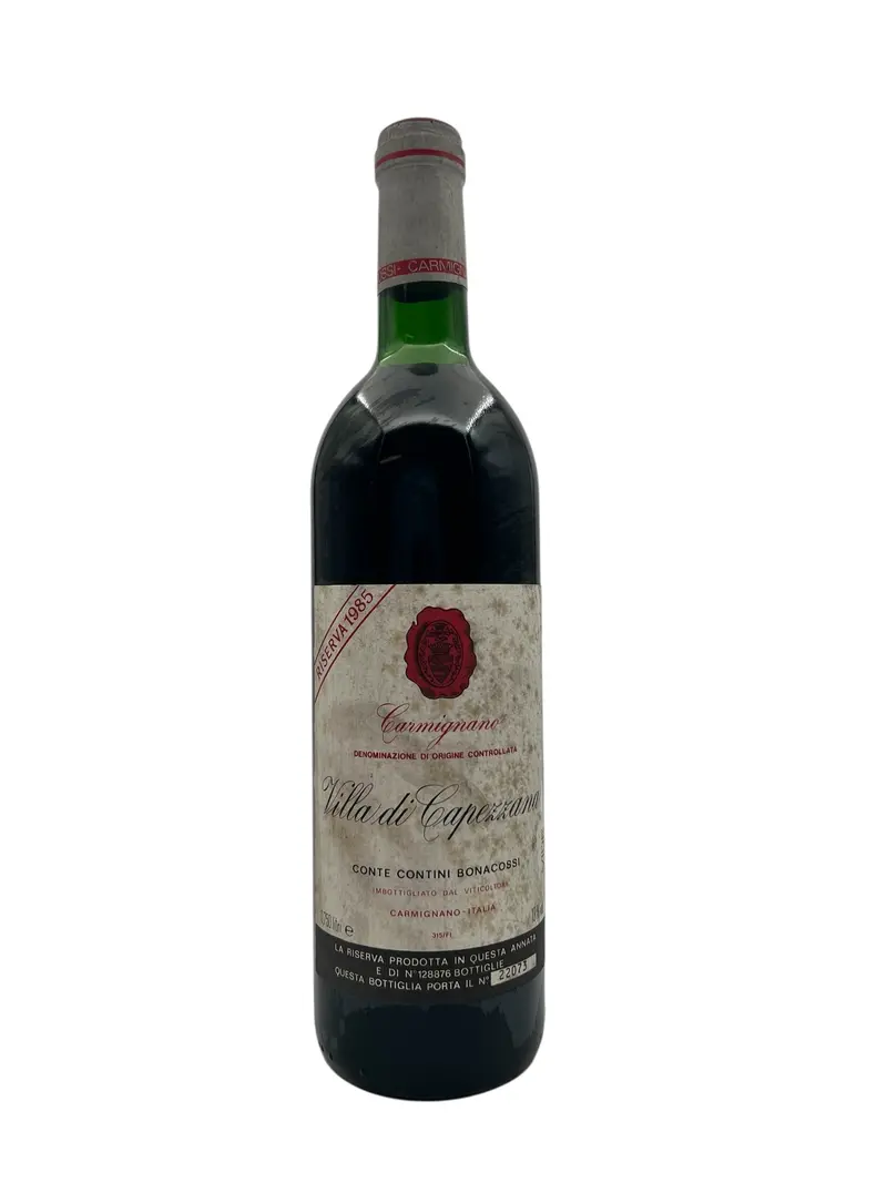 Villa di Capezzana Carmignano Conte Contini Bonacossi 1985 Reserv