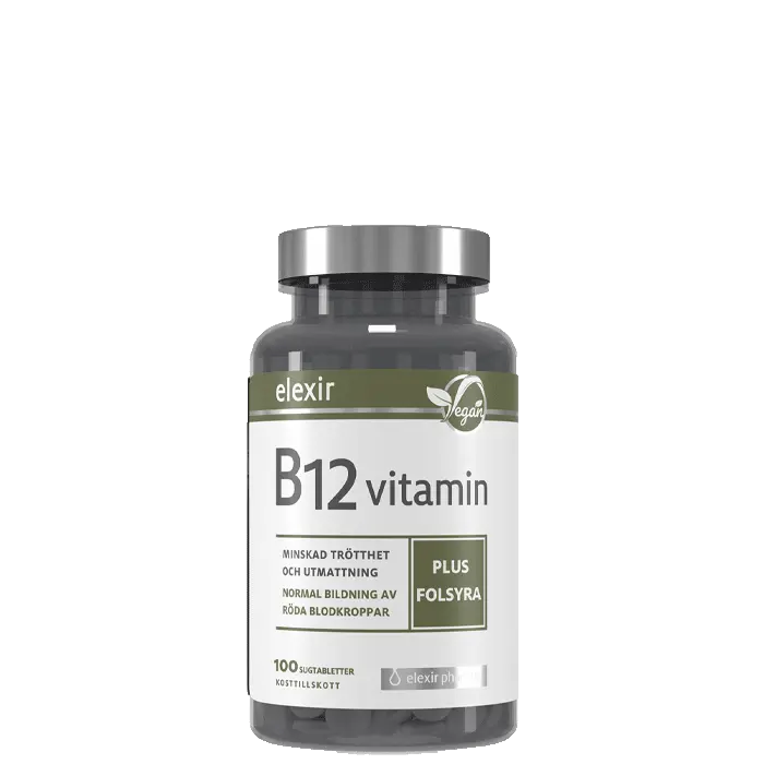 Vitamin B-12 Vegan 100 tabletter