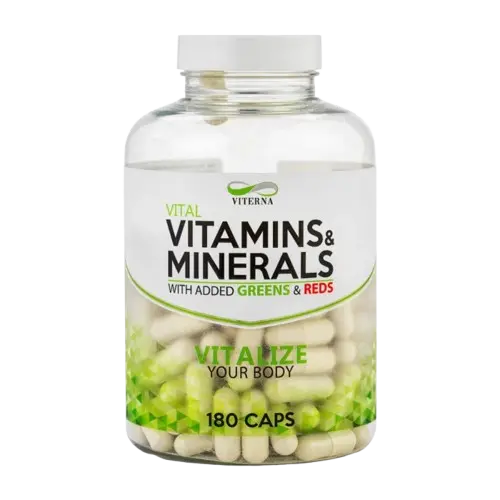 Viterna Vitamins & Minerals 180kap